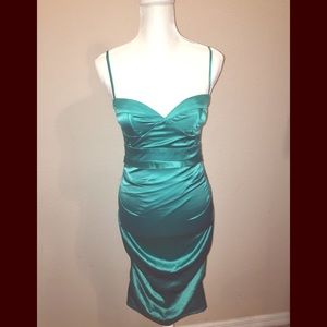 Beautiful Turquoise Spaghetti Strap Dress 👗